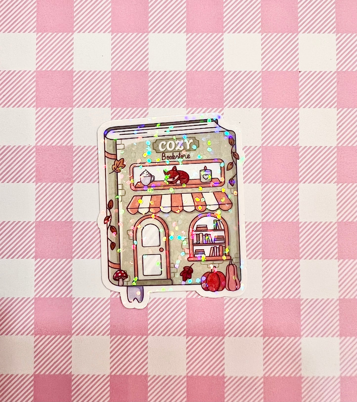 Cozy Bookstore sticker
