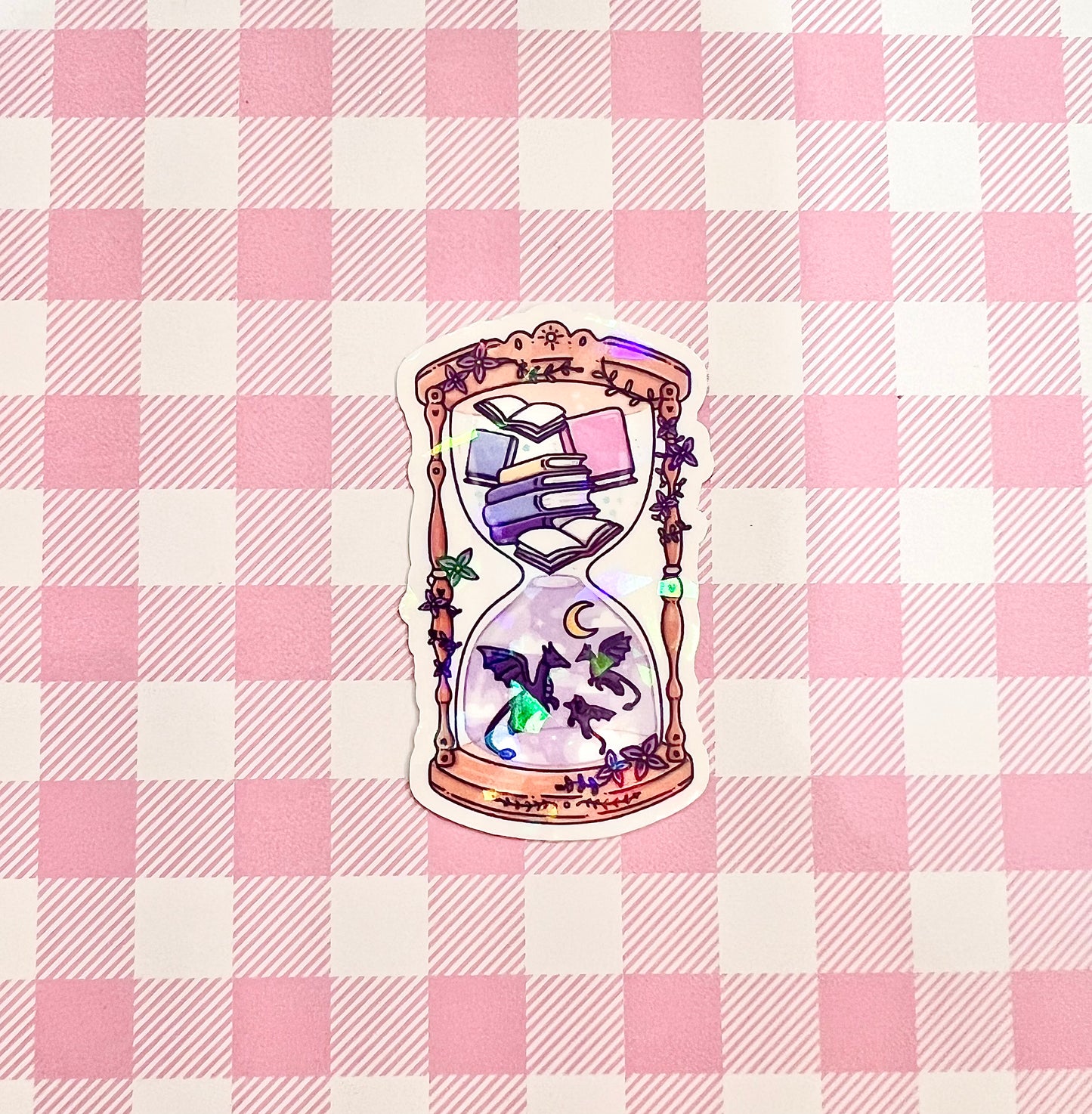 Fantasy Hourglass Sticker