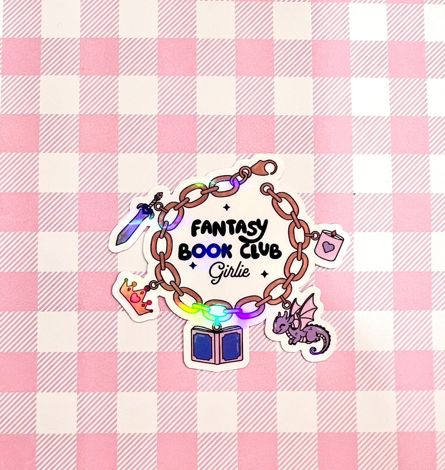 Fantasy Book Club Sticker