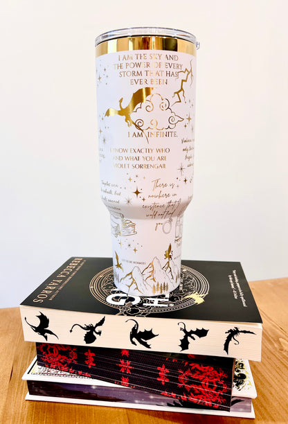 Fourth Wing tumbler