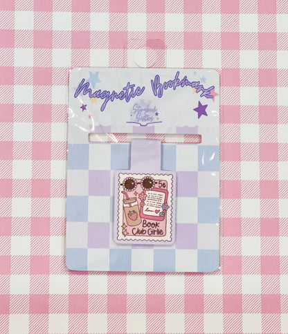 Book Club Girlie Magnetic Bookmark