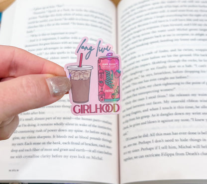 Long live girlhood sticker