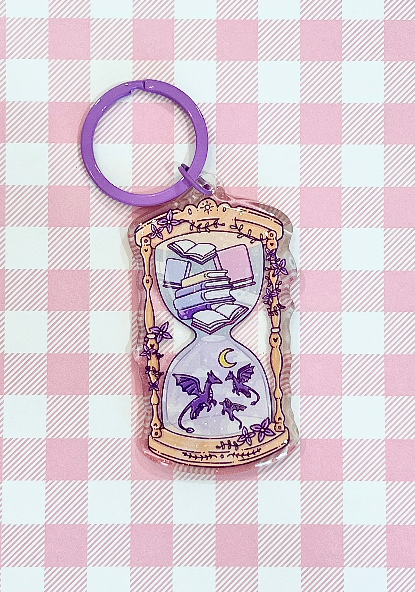 Bookish Keychain