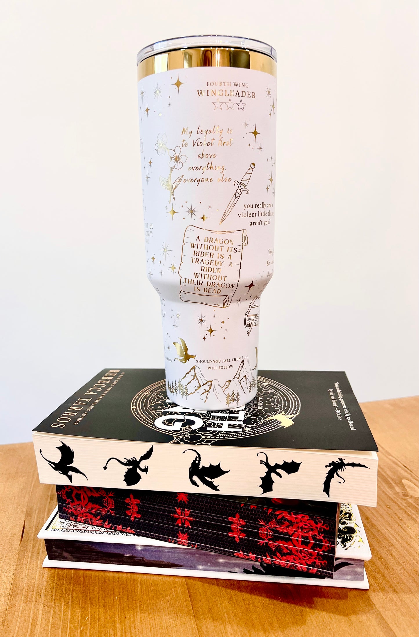 Fourth Wing tumbler