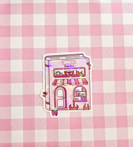 Spicy Bookstore sticker