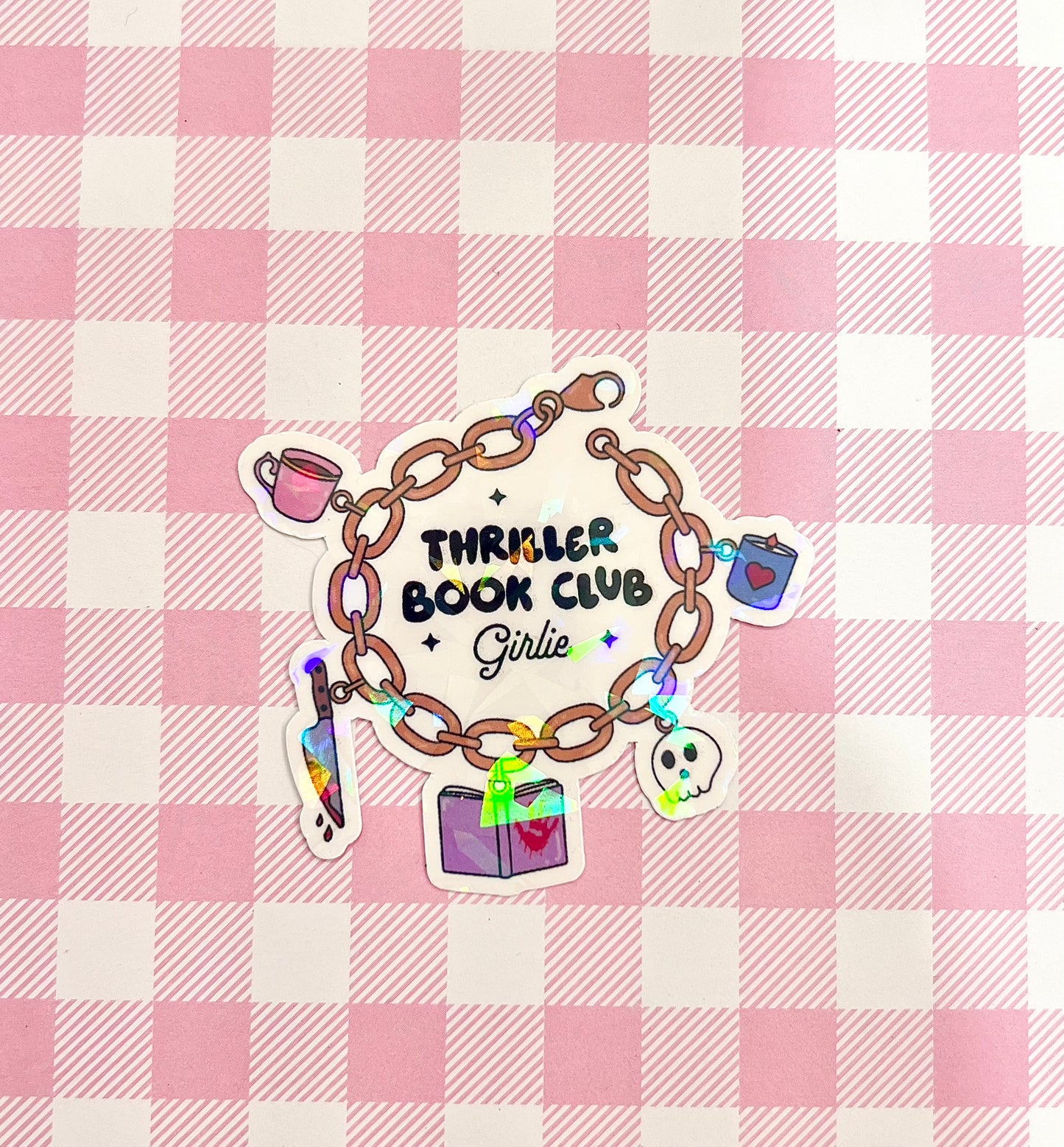 Thriller Book Club Sticker