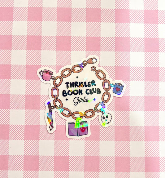 Thriller Book Club Sticker