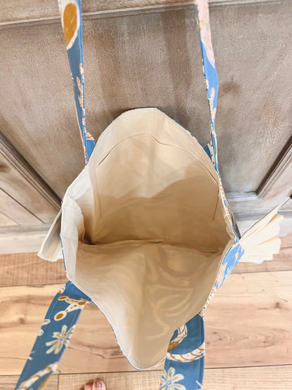 Western Ruffle tote