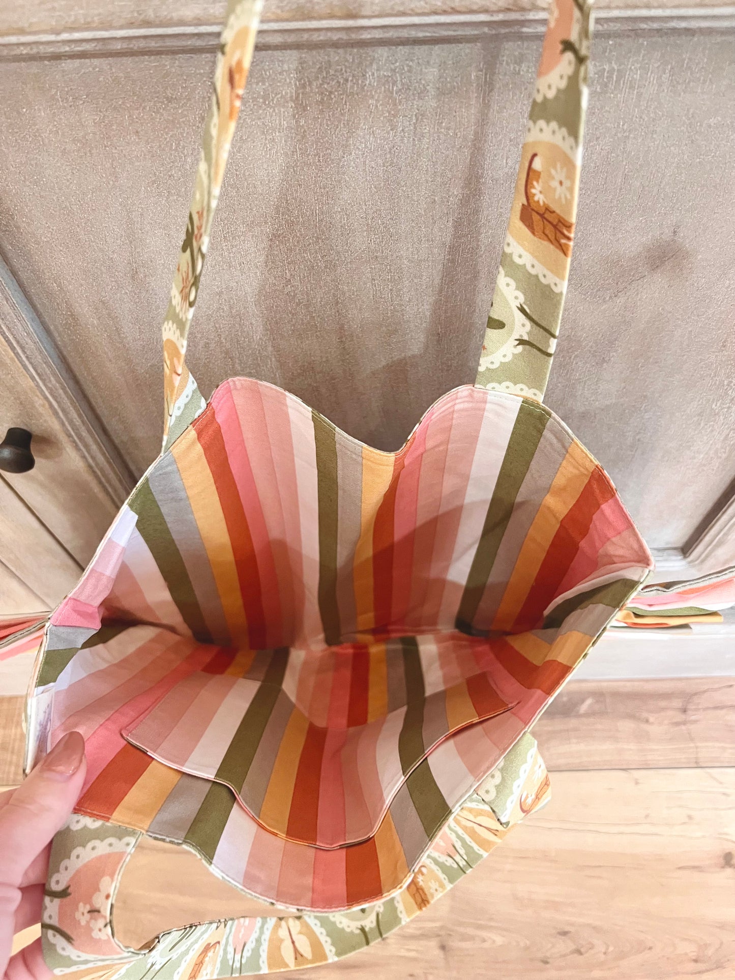 Coquette Western Ruffle tote