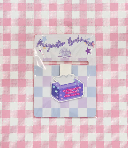 Crying Over Fictional Characters Magnetic Bookmark