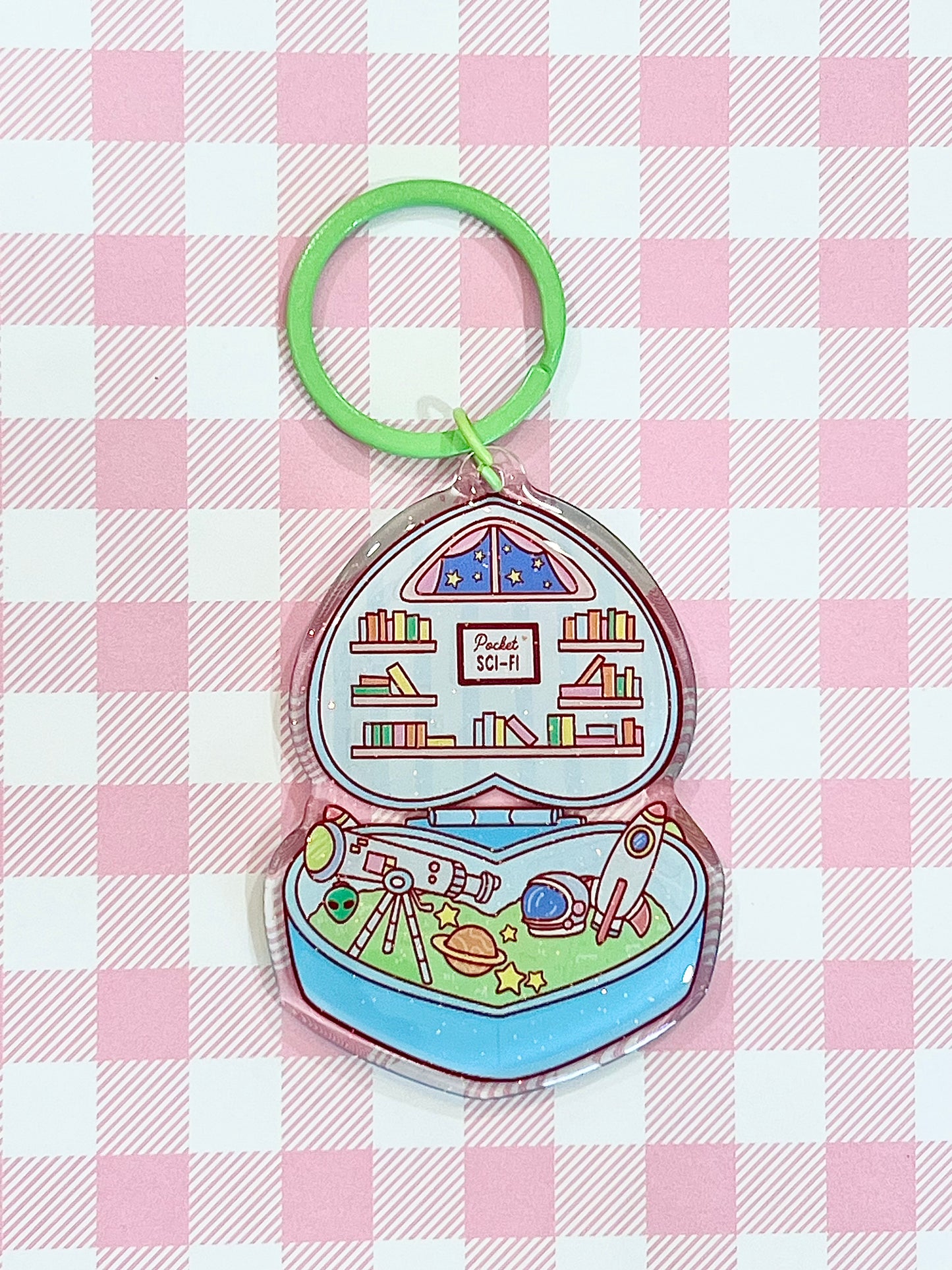 Bookish Keychain
