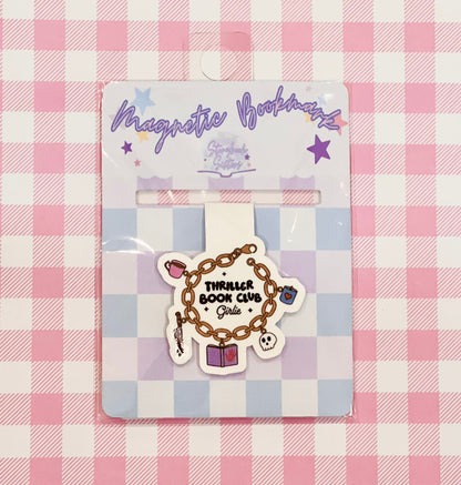 Thriller Book Club Magnetic Bookmark