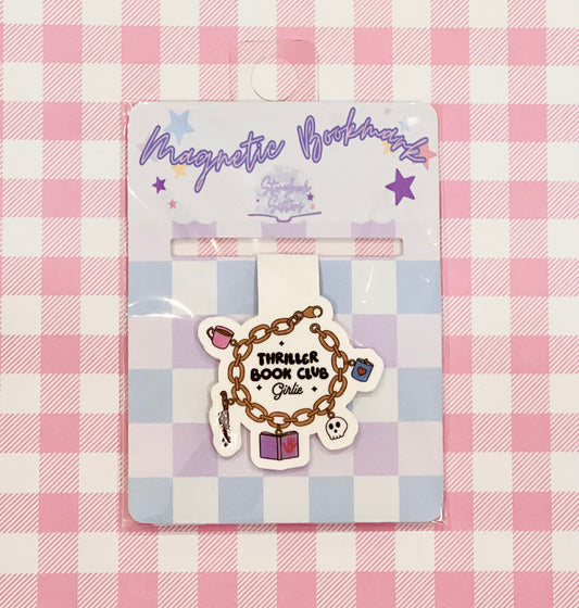 Thriller Book Club Magnetic Bookmark
