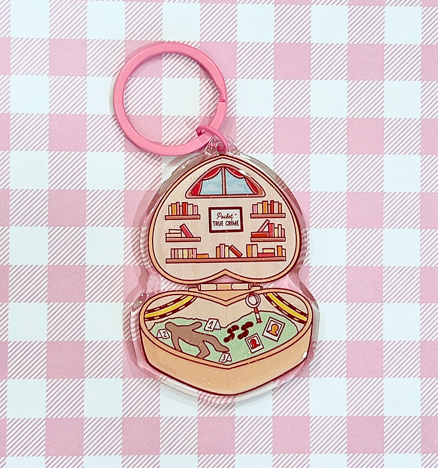 Bookish Keychain