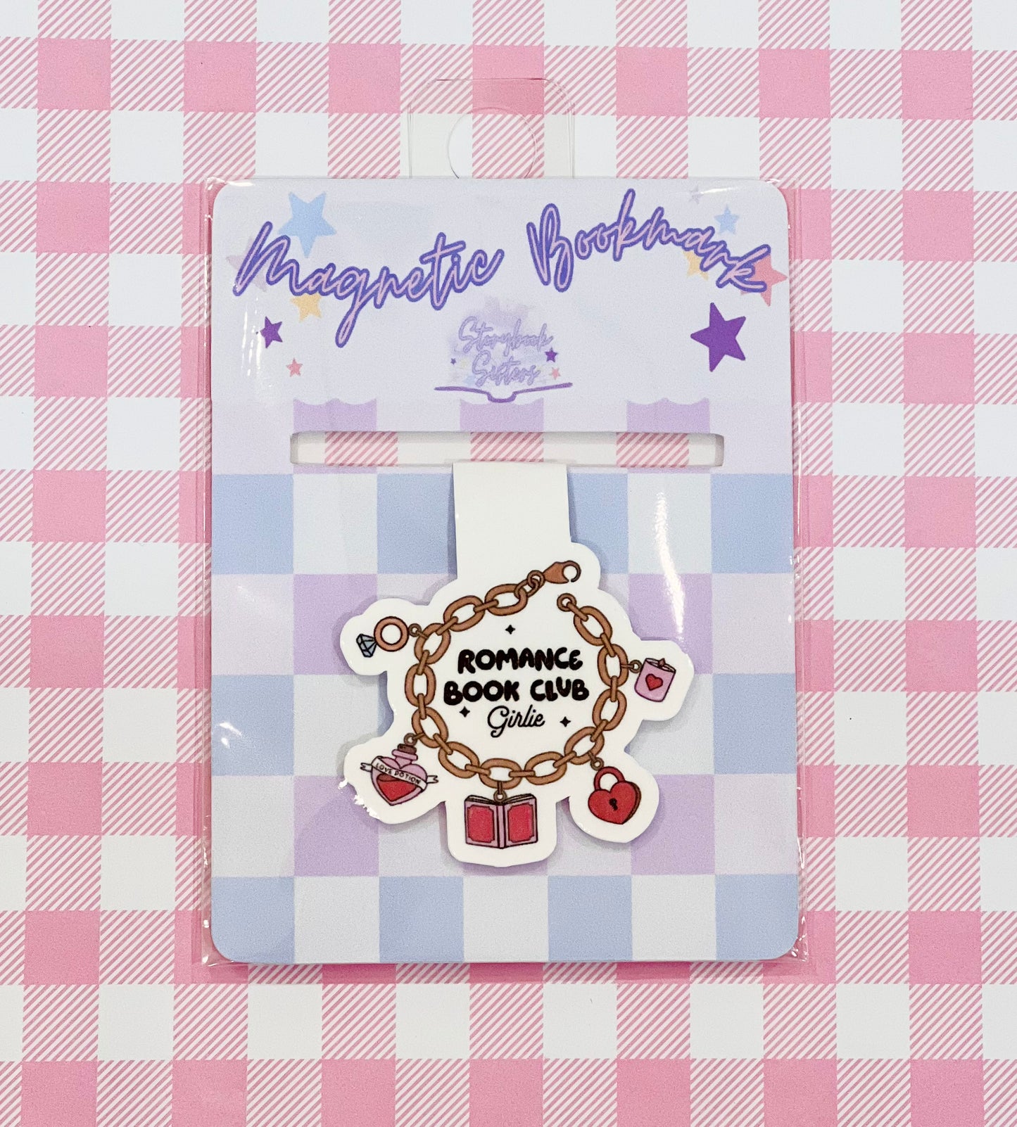Romance Book Club Magnetic Bookmark