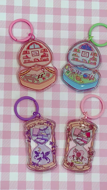 Bookish Keychain
