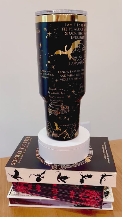 Fourth Wing tumbler